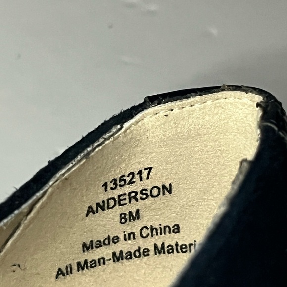 Limelight Anderson Navy Patent Wing Tip Loafers size 8 - Picture 6 of 6